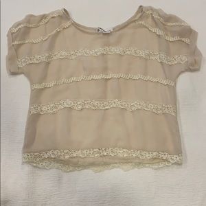 Sheer boho top